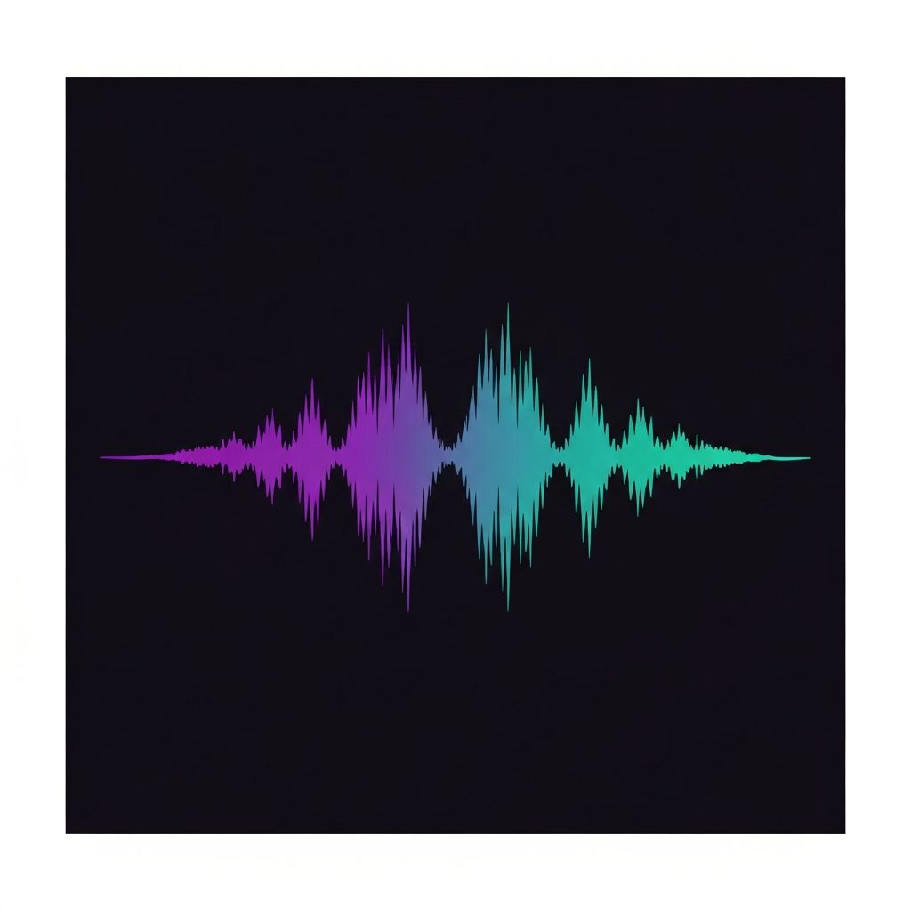 Voice waveform visualization